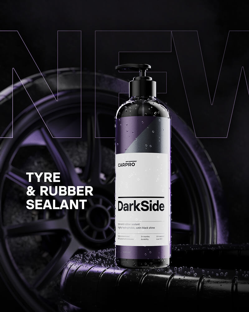 נוזל הגנה וחידוש לצמיגים ופלסטיקה לרכב CARPRO Darkside