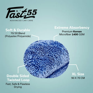 מגבת ייבוש לרכב Fast55 ProDry Boost