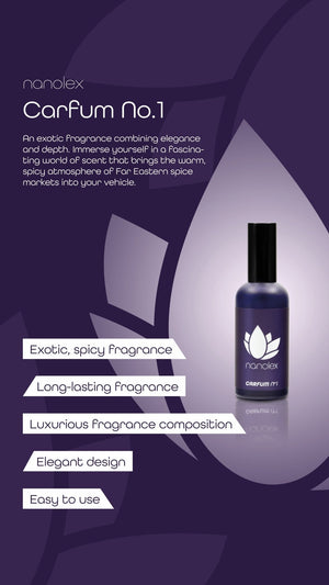 מבשם ריחות לרכב Nanolex Carfum No.1
