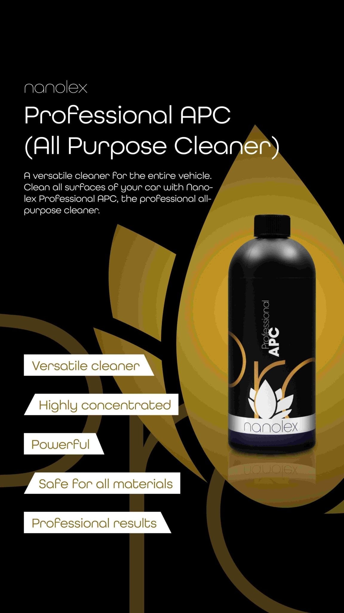 נוזל ניקוי רב תכליתי Nanolex Professional APC