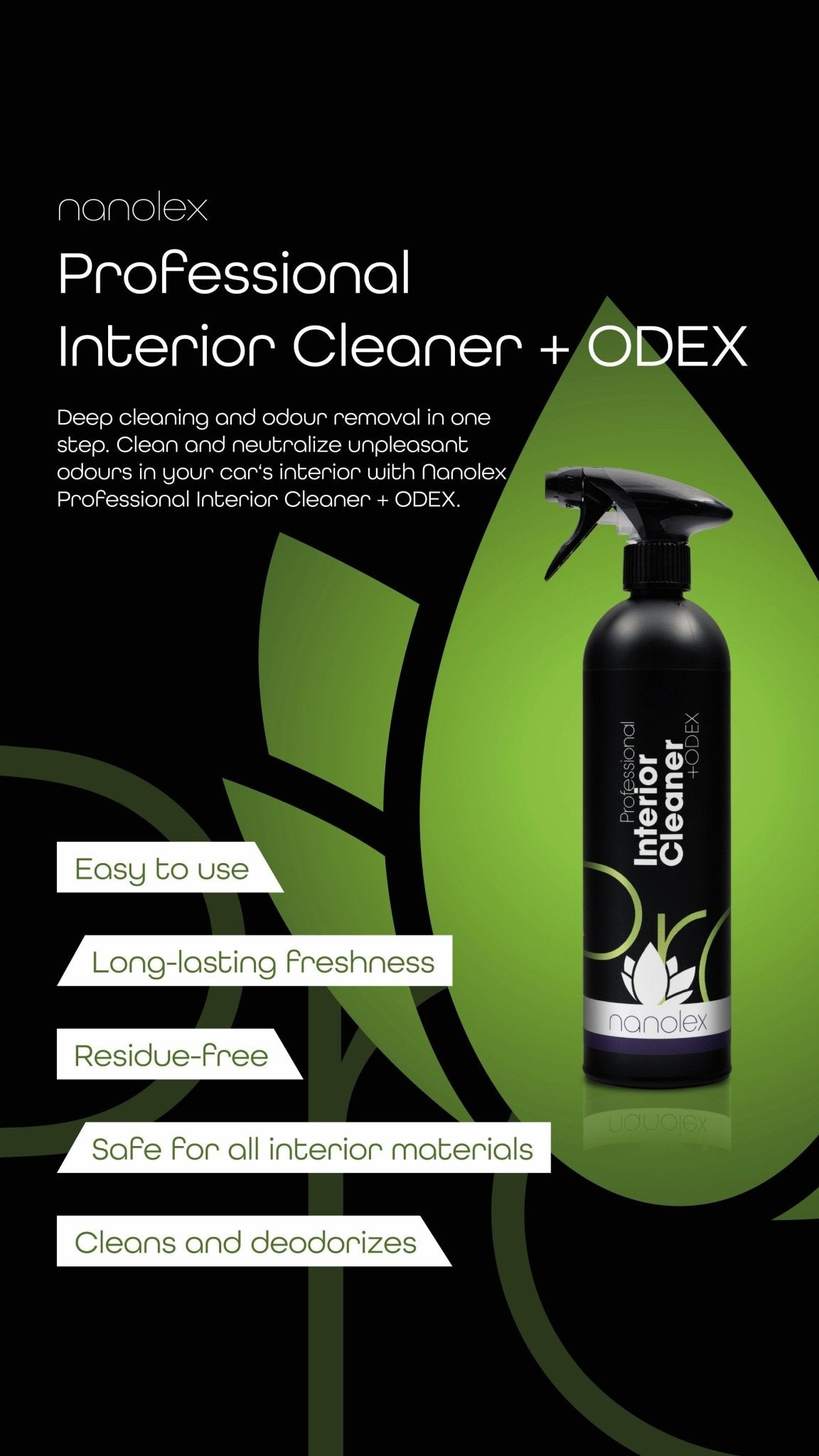 נוזל לניקוי פנים הרכב Nanolex Professional Interior cleaner