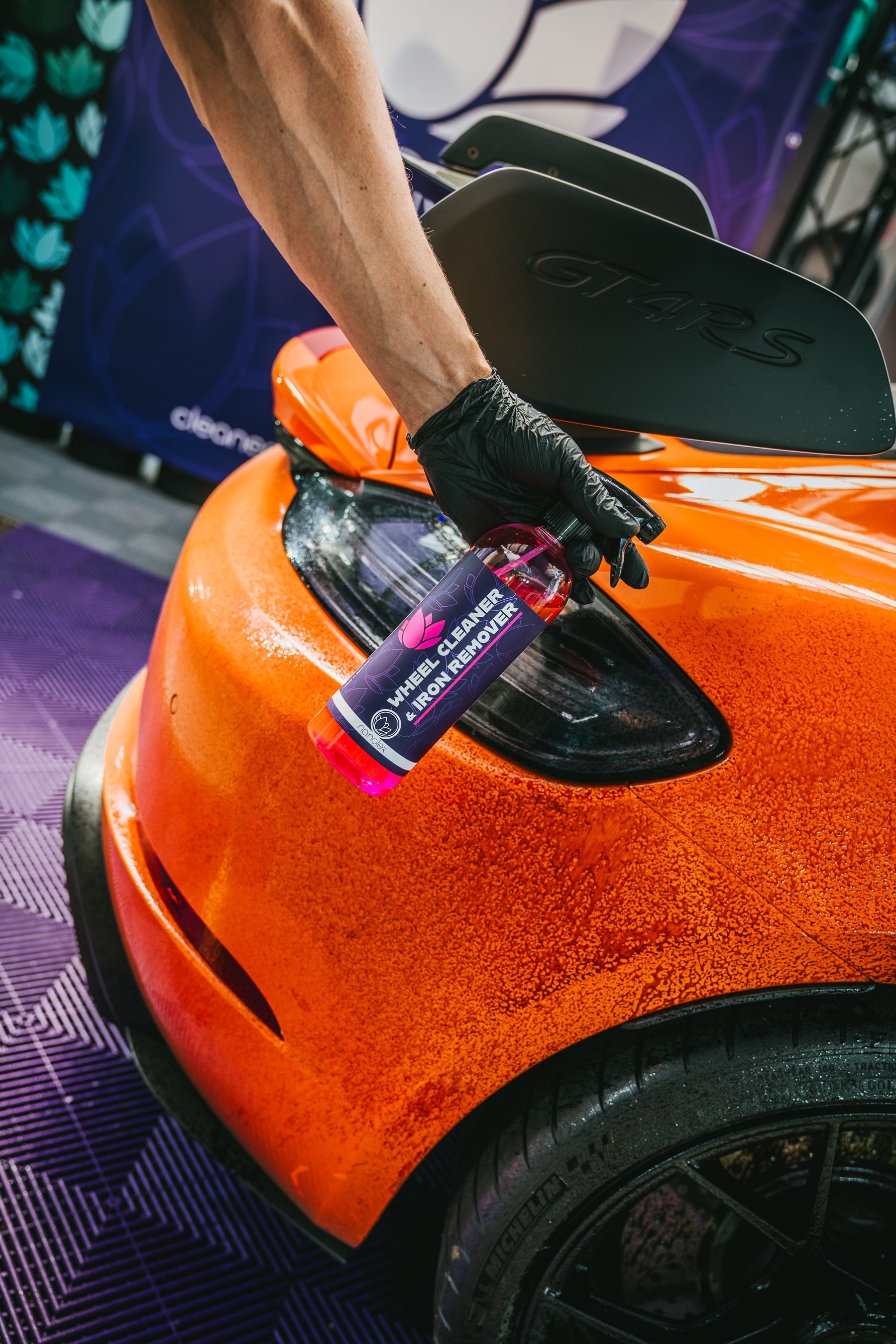 מסיר מזהמי מתכת Nanolex Wheel Cleaner & Iron Remover