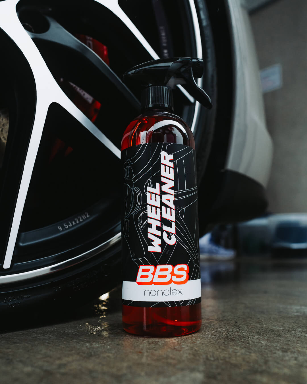 נוזל לניקוי ג'אנטים ומסיר מזהמי מתכת BBS x Nanolex Wheel Cleaner & Iron Remover