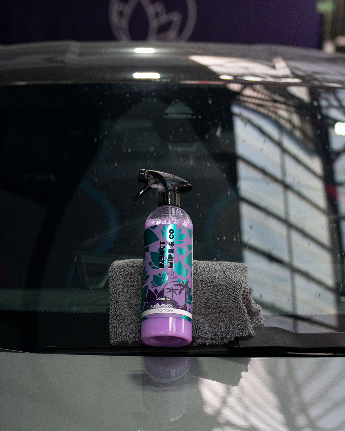 Nanolex WCWC Insect Wipe & Go  נוזל להסרת חרקים לרכב ללא מים