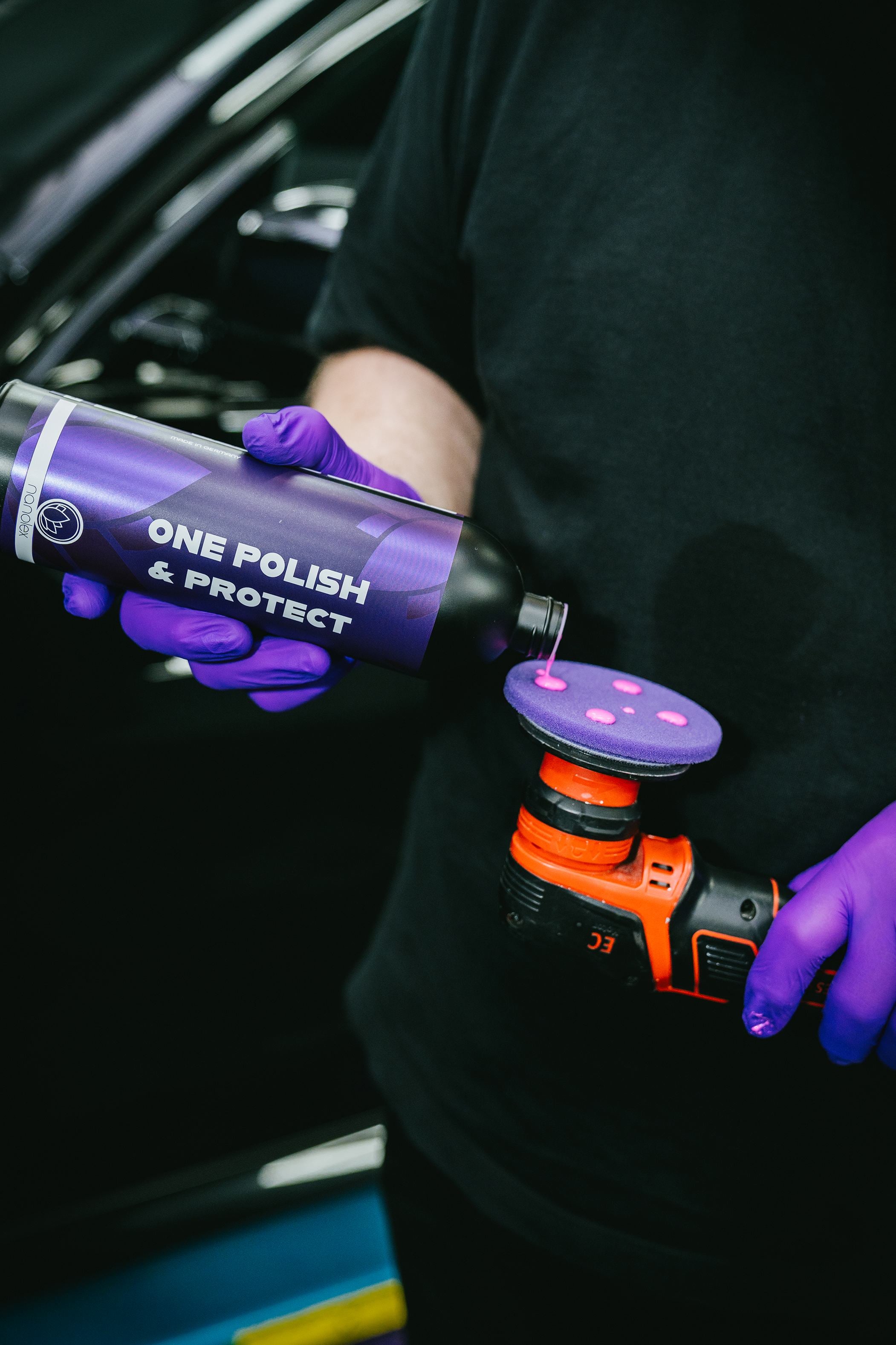 Nanolex One Polish & Protect – פוליש והגנה לצבע הרכב בצעד אחד