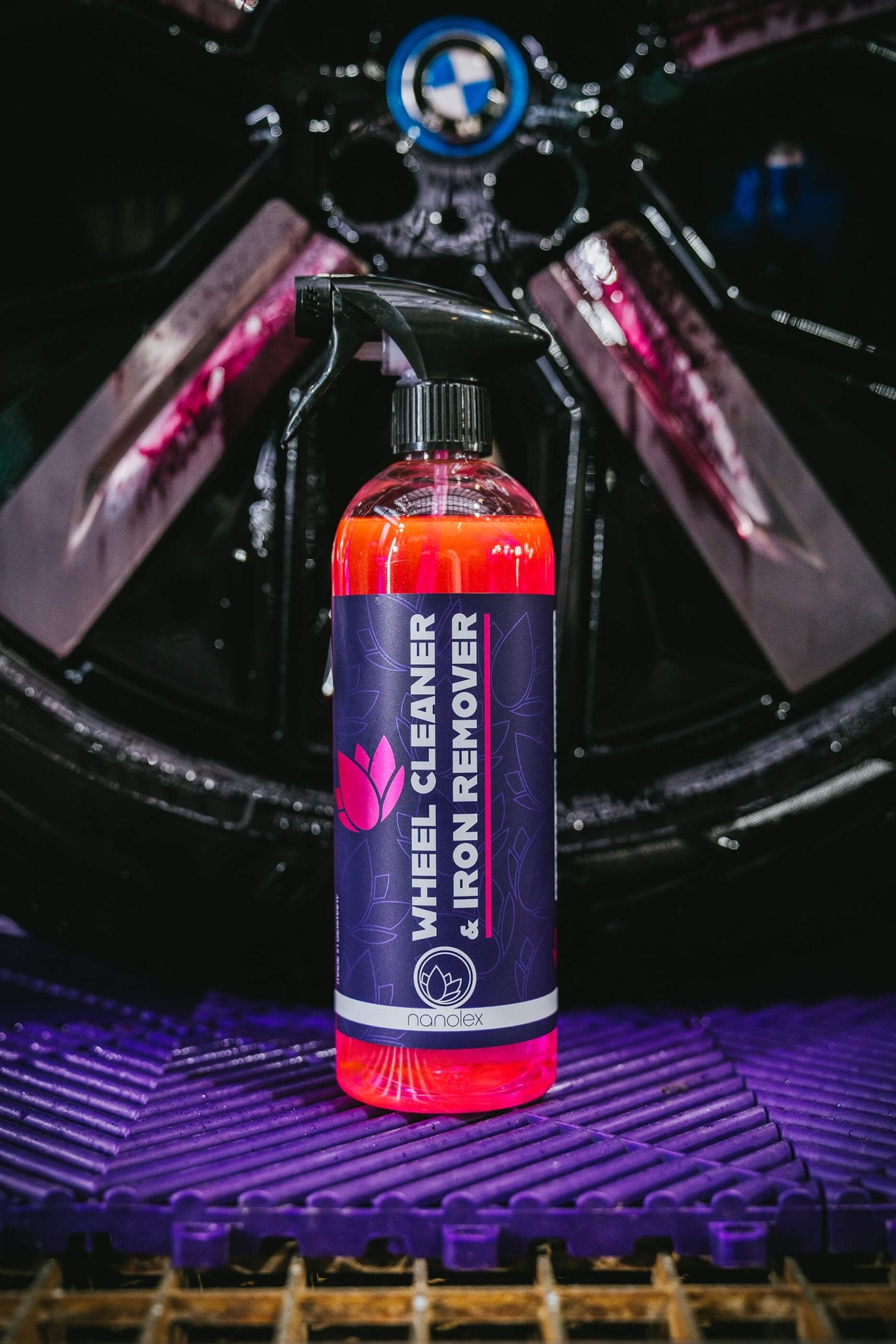 ממיס מתכות ומנקה חישוקים (ג'אנטים) Nanolex Wheel Cleaner & Iron Remover